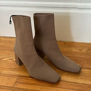 Zara block heel boots